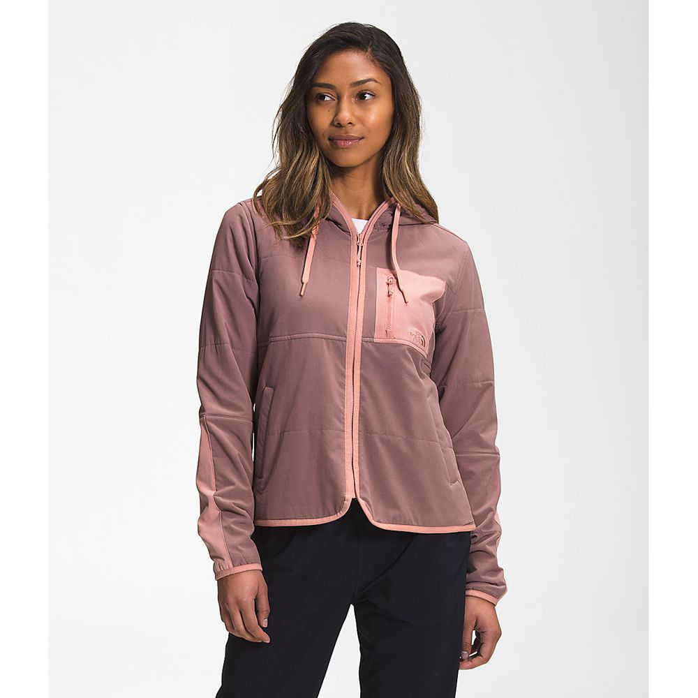 The North Face Sweatshirts Womens Australia - The North Face Mountain Hoodie Light Purple Rose Mount